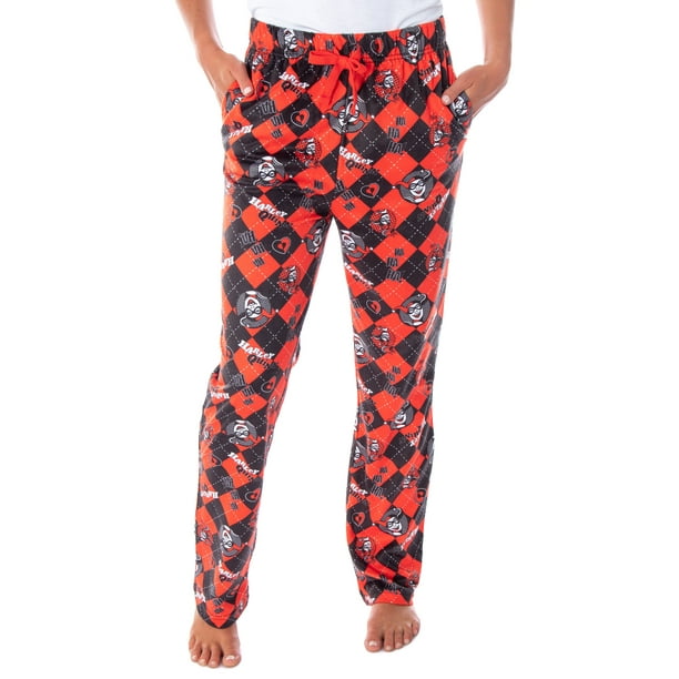 DC Comics Harley Quinn Women's Classic Character Sleep Lounge Pajama Pants